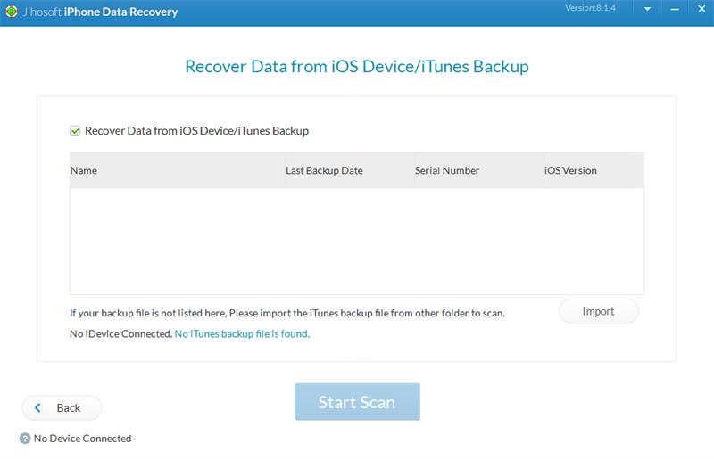 Jihosoft iPhone Data Recoveryͼ3