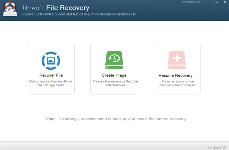 Jihosoft File Recoveryͼ1