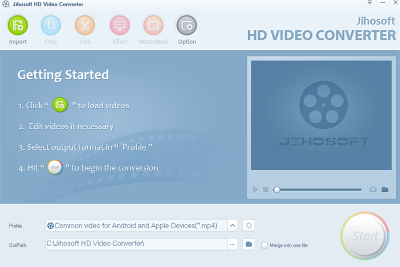 Jihosoft HD Video Converterͼ1