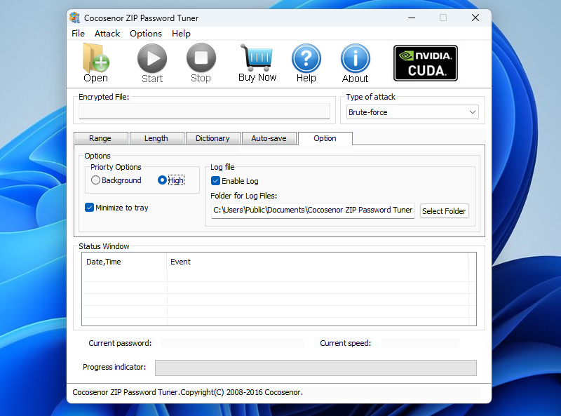 Cocosenor ZIP Password Tunerͼ3