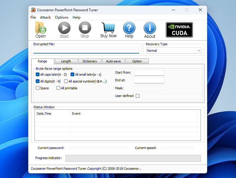 Cocosenor PowerPoint Password Tunerͼ2