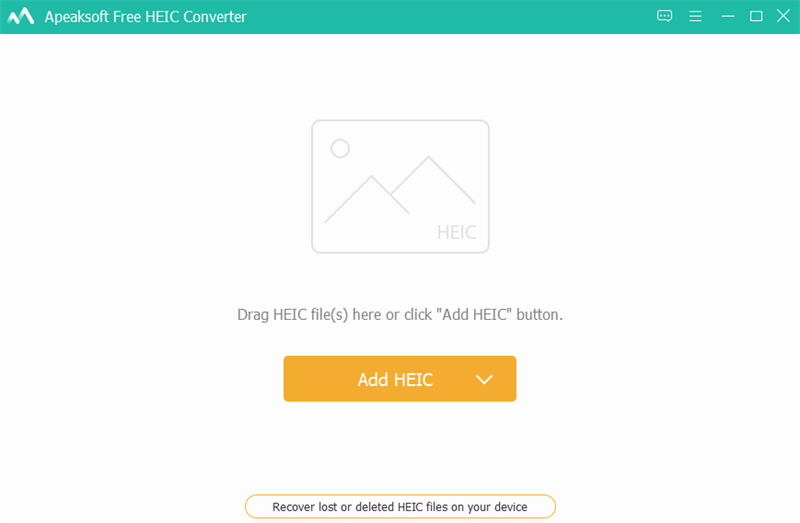 Apeaksoft Free HEIC Converterͼ1