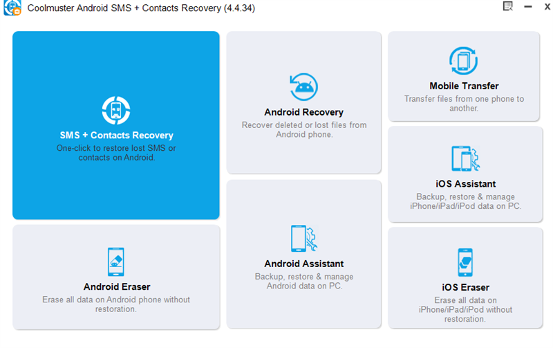 Coolmuster Android SMS Contacts Recoveryͼ1