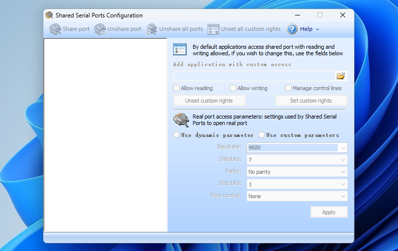 Shared Serial Portsͼ1