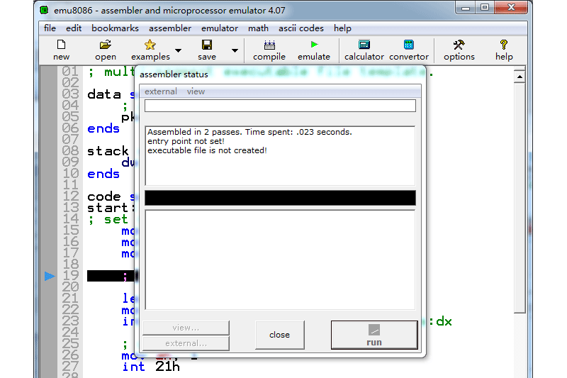 Emu8086 - Microprocessor Emulatorͼ1