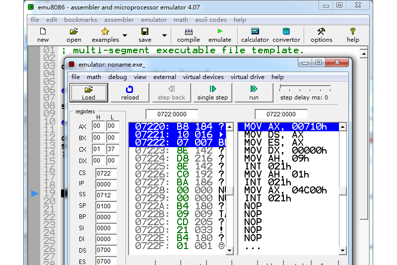Emu8086 - Microprocessor Emulatorͼ5