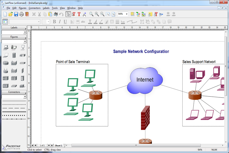LanFlow Net Diagrammerͼ1