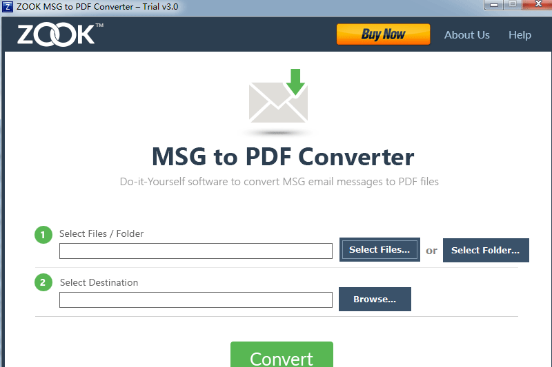 ZOOK MSG to PDF Converterͼ1