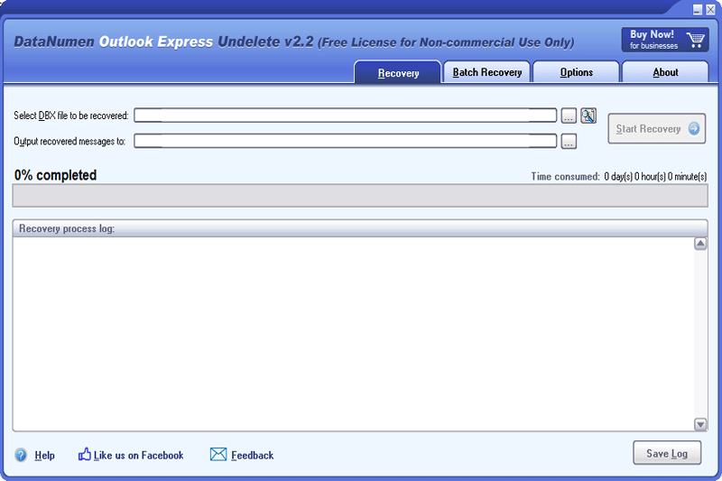 DataNumen Outlook Express Undeleteͼ4