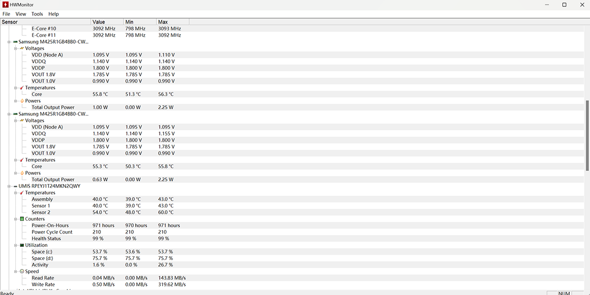 HWMonitor X32°ͼ1