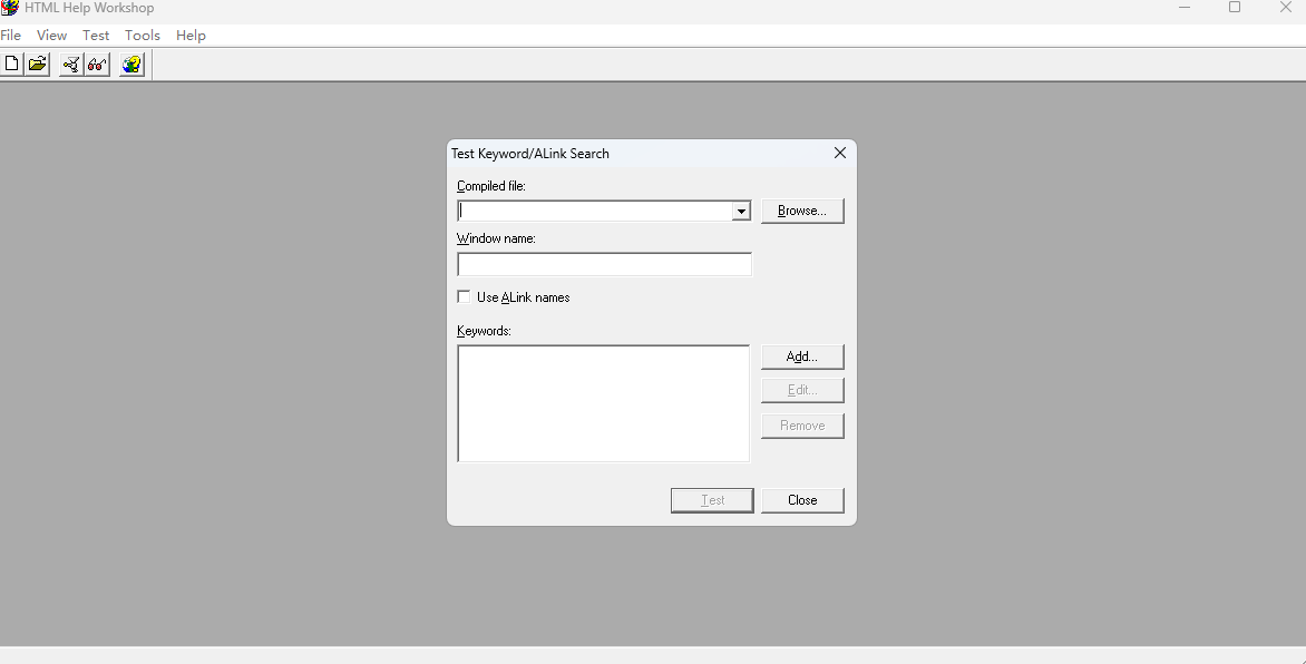 Microsoft HTML Help Workshopͼ1