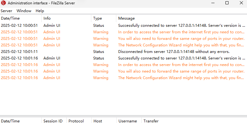 FileZilla Server Macͼ1