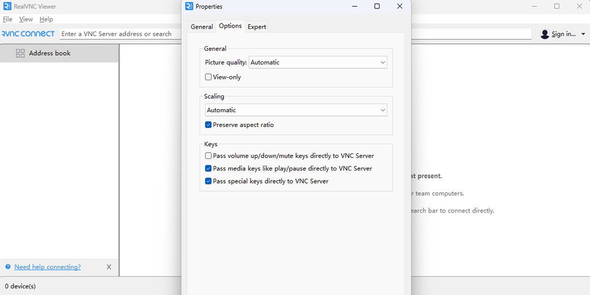 VNC Viewer Macͼ4