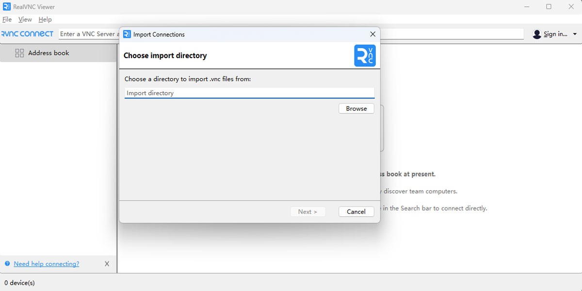 VNC Viewer Macͼ1