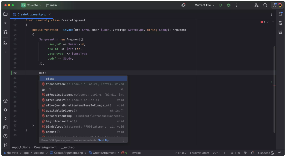 PhpStorm Macͼ1