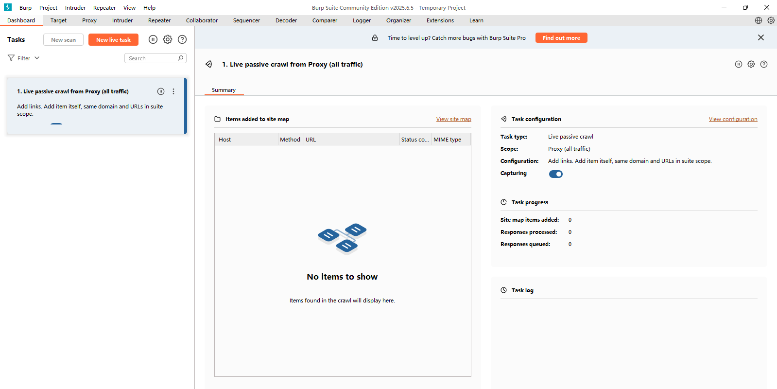 Burp Suite Community Editionͼ1